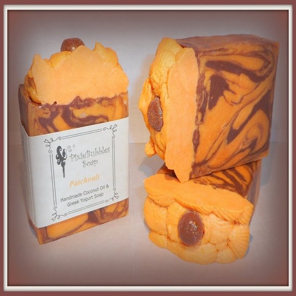 Handmade Soap Bar Coconut Oil PATCHOULI - Picture 1 of 3